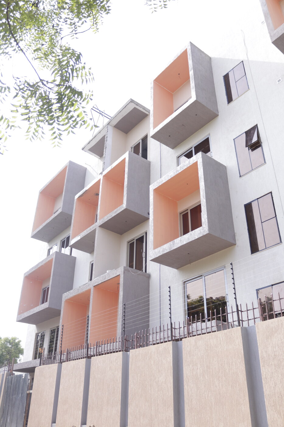 Residence facade, street view