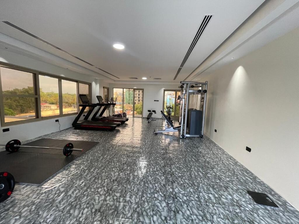 Fitness room, cardio equipment