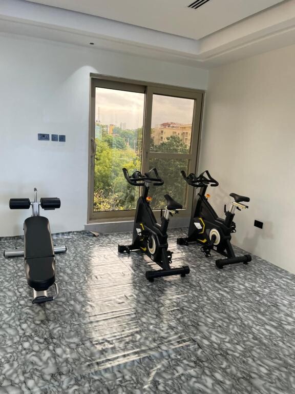Fitness room, strength equipment