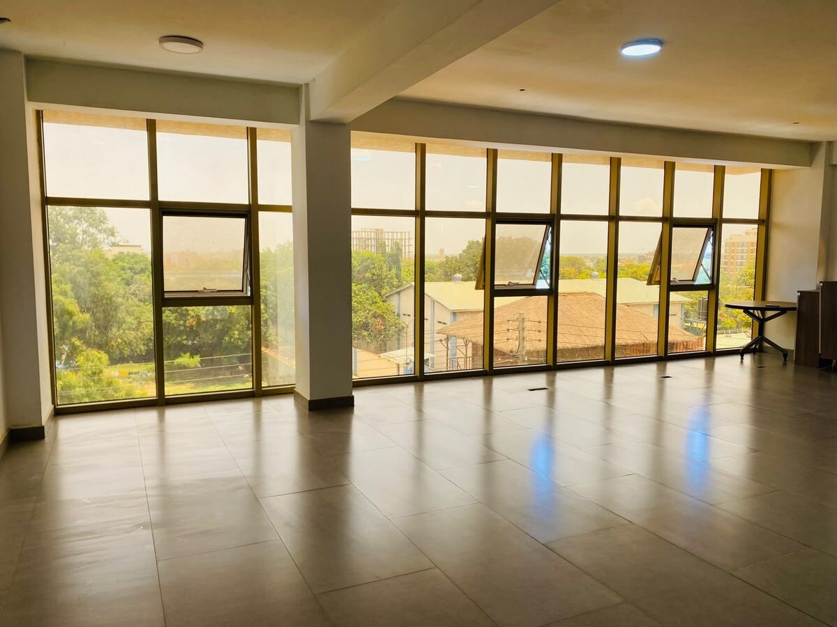 Office floor, natural light